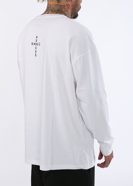 CE Over Size Long Tee [white] – RSPCT