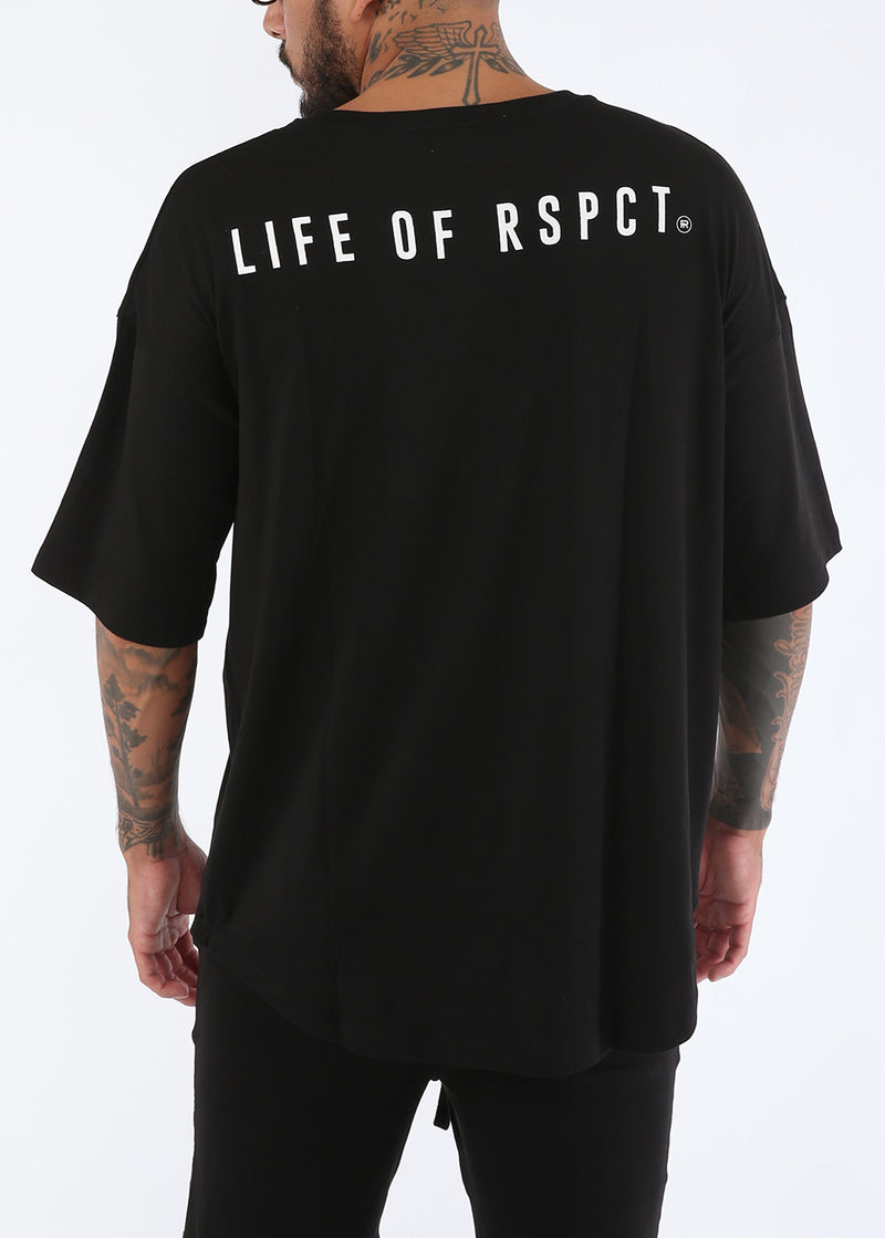 R/5 Over Size Tee [black]