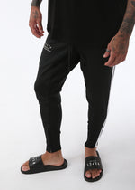 Double line Jersey Zip Pants [black]