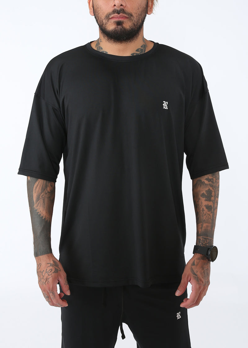 Dry R Over Size Tee [black]