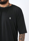 Dry R Over Size Tee [black]