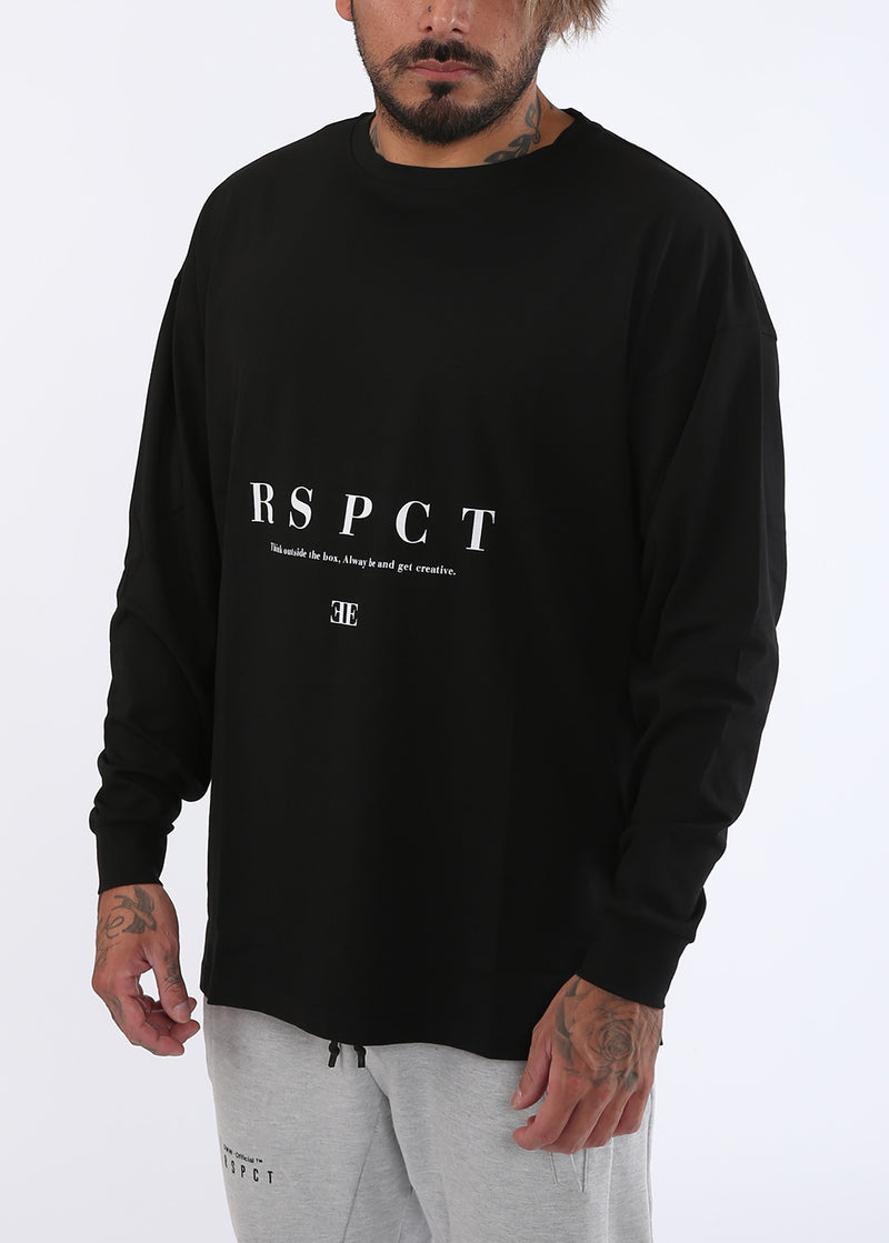 CE Over Size Long Tee [black]